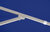 Großschirm Mallorca, 300x300cm quadratisch, Farbe: blau