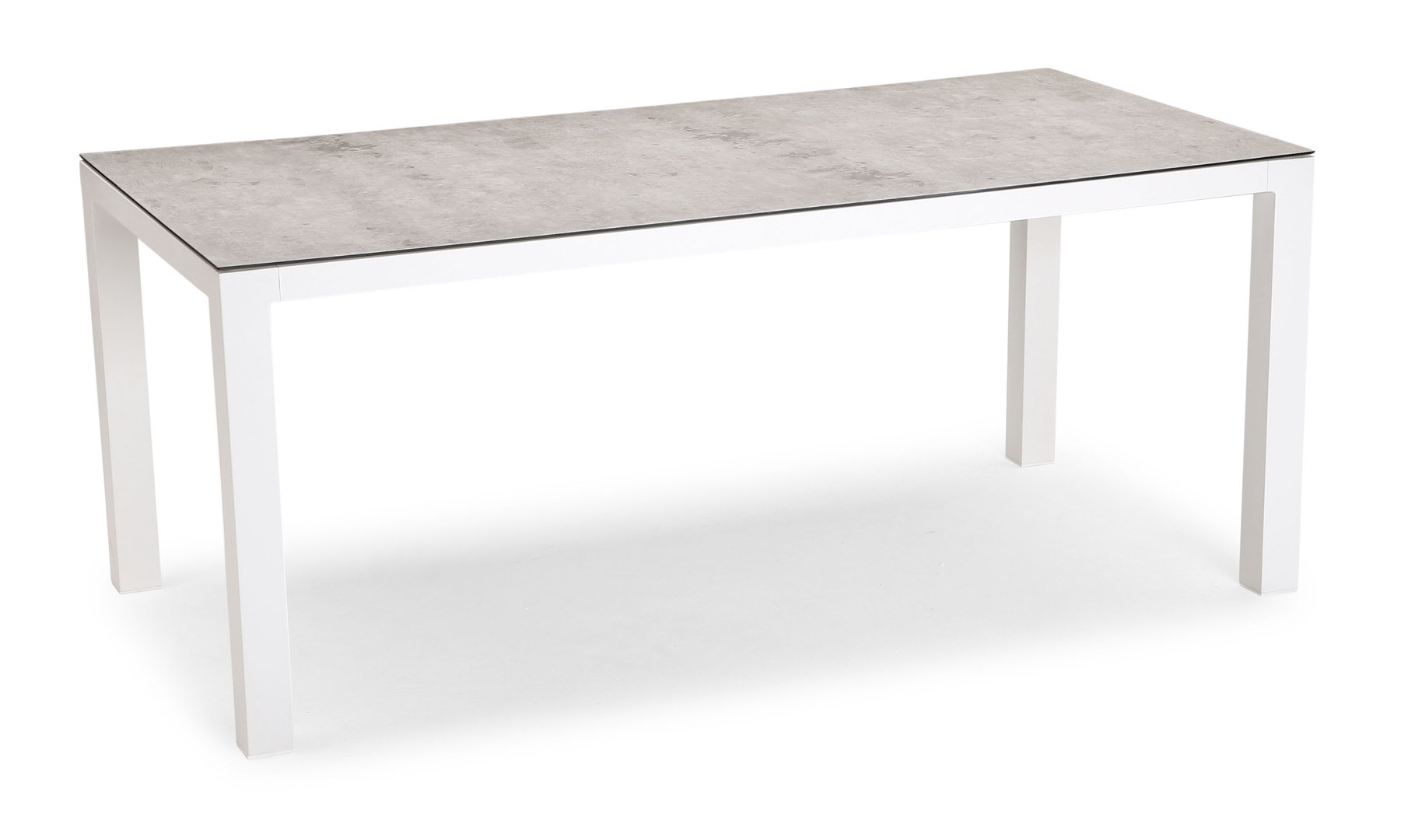 Tisch Houston 210x90 cm, weiß/silber - ebh Betriebseinrichtungen GmbH