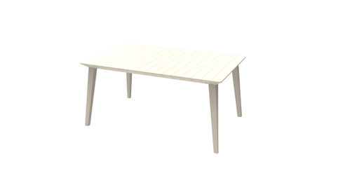 Tisch Bari 157x98 cm, weiß